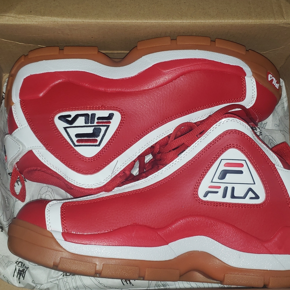 Fila 1996 Grant Hill Red Gum New Fresh in Original Box!